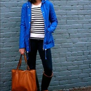 Asos Cobalt Rain Jacket, US 4